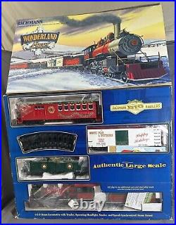 Bachmann Big Haulers Wonderland Flyer Electric Train Set 90047 G Scale. CLEAN