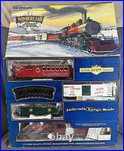 Bachmann Big Haulers Wonderland Flyer Electric Train Set 90047 G Scale. CLEAN