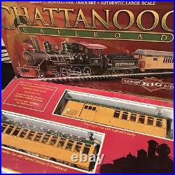 Bachmann Big haulers Large Scale Train Set Chattanooga 4-6-0 Vintage HTF