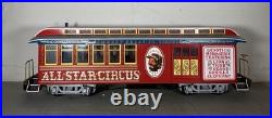 Bachmann Emmett Kelly Jr Circus Train G Scale 90105 Incomplete w Box SEE INFO