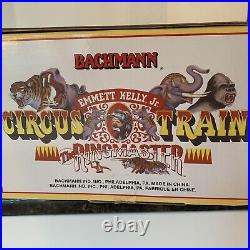 Bachmann Emmett Kelly Jr Ringmaster Circus Train G Scale Set 90020 4-6-0 Engine