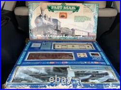 Bachmann Fast Mail New York Central Lines Train set G Scale New in Box
