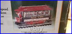 Bachmann G 90054 Christmas Holiday Special Train & Trolley Set Big Haulers