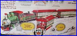 Bachmann G 90054 Christmas Holiday Special Train & Trolley Set Big Haulers