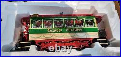 Bachmann G 90054 Christmas Holiday Special Train & Trolley Set Big Haulers