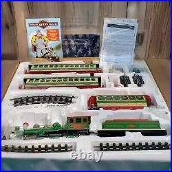 Bachmann G 90054 Christmas Holiday Special Train & Trolley Set Big Haulers