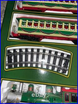 Bachmann G 90054 Christmas Holiday Special Train & Trolley Set Read no dvd