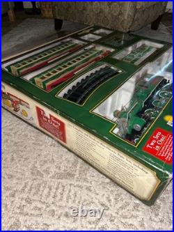 Bachmann G 90054 Christmas Holiday Special Train & Trolley Set Read no dvd