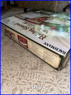 Bachmann G 90054 Christmas Holiday Special Train & Trolley Set Read no dvd