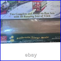 Bachmann G 90054 Christmas Holiday Special Train & Trolley Set Tested Pls Read