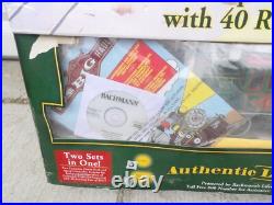 Bachmann G 90054 Christmas Holiday Special Train & Trolley Set VERY RARE! READ Bachmann G 90054 Christmas Holiday Special Train & Trolley Set VERY RARE! READ