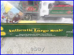 Bachmann G 90054 Christmas Holiday Special Train & Trolley Set VERY RARE! READ Bachmann G 90054 Christmas Holiday Special Train & Trolley Set VERY RARE! READ