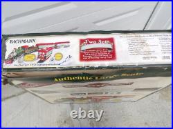 Bachmann G 90054 Christmas Holiday Special Train & Trolley Set VERY RARE! READ Bachmann G 90054 Christmas Holiday Special Train & Trolley Set VERY RARE! READ