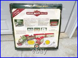 Bachmann G 90054 Christmas Holiday Special Train & Trolley Set VERY RARE! READ Bachmann G 90054 Christmas Holiday Special Train & Trolley Set VERY RARE! READ