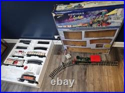 Bachmann G 90061 Christmas Holiday Special Train & Trolley Set Read no dvd Xmas