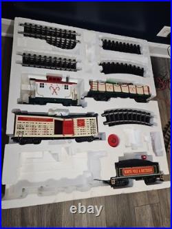 Bachmann G 90061 Christmas Holiday Special Train & Trolley Set Read no dvd Xmas