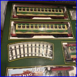 Bachmann G Gauge Christmas Holiday Special Train & Trolley Set Read Description
