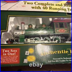 Bachmann G Gauge Christmas Holiday Special Train & Trolley Set Read Description