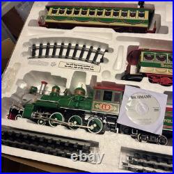 Bachmann G Gauge Christmas Holiday Special Train & Trolley Set Read Description