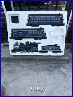 Bachmann G-Scale 4-6-0 B&O Royal Blue Line & Coal Tender Tracks & Transformer Un Bachmann G-Scale 4-6-0 B&O Royal Blue Line & Coal Tender Tracks & Transformer Un