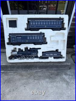 Bachmann G-Scale 4-6-0 B&O Royal Blue Line & Coal Tender Tracks & Transformer Un Bachmann G-Scale 4-6-0 B&O Royal Blue Line & Coal Tender Tracks & Transformer Un