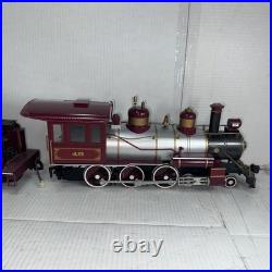 Bachmann G Scale 4-6-0 Santa Fe Steam Locomotive #49 For Train, Set Layout