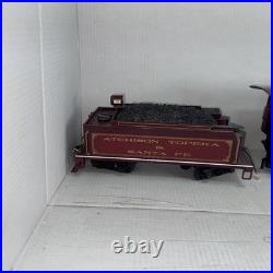 Bachmann G Scale 4-6-0 Santa Fe Steam Locomotive #49 For Train, Set Layout