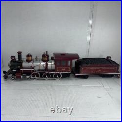 Bachmann G Scale 4-6-0 Santa Fe Steam Locomotive #49 For Train, Set Layout