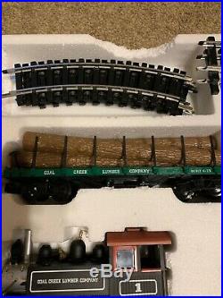 Bachmann G Scale 90017 Big Haulers Lumber Jack Train Set Excellent Cond In Box