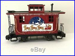 Bachmann G Scale #90023 White Christmas Train Set Complete in Box Works