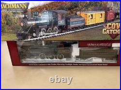 Bachmann G Scale BAC90040 COWCATCHER INDOOR STEAM TRAIN SET NIB