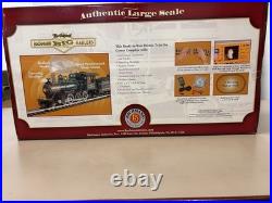 Bachmann G Scale BAC90040 COWCATCHER INDOOR STEAM TRAIN SET NIB