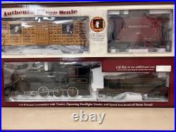 Bachmann G Scale BAC90040 COWCATCHER INDOOR STEAM TRAIN SET NIB