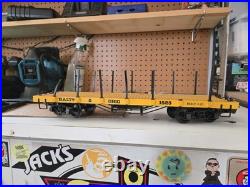 Bachmann G Scale Big Hauler Train Set Steam Locomotive, 4 Cars, Tracks Bachmann G Scale Big Hauler Train Set Steam Locomotive, 4 Cars, Tracks