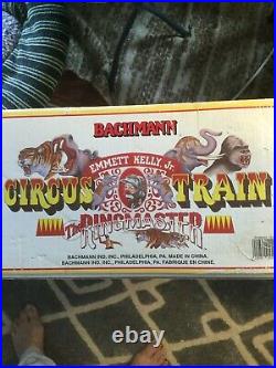 Bachmann G Scale Emmett Kelly Jr. Circus Train Ringmaster Set In Original Box