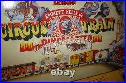 Bachmann G Scale Emmett Kelly Jr'The Ringmaster All Star Circus Train Set