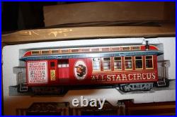 Bachmann G Scale Emmett Kelly Jr'The Ringmaster All Star Circus Train Set