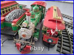 Bachmann G Scale Holiday Special Train Set With 4-6-0 Engine & Trolley Refurb