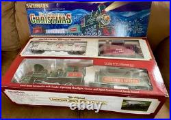 Bachmann G Scale Night Before Christmas Train Set Complete Original Box-Mint