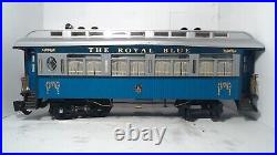 Bachmann G Scale Royal Blue PASSENGER CAR AND MAIL CAR Only