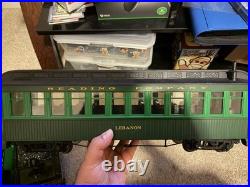 Bachmann G Scale Steam Locomotive Train Reading Company 2005 4 PC Set