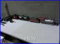 Bachmann G Scale Train Set Valvoline Express Santa Fe 49 Locomotive 14pcs Track