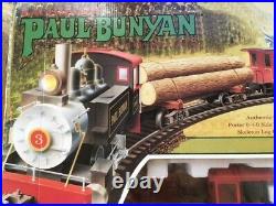 Bachmann G scale Paul Bunyan logging train set