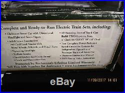 Bachmann Holiday Special Train and Trolley Set 90054 G Scale 2 Sets in 1 Tested