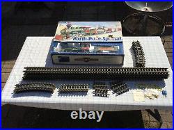 Bachmann Large G Scale Train Set with over 80 feet of brass track