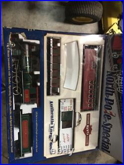 Bachmann Large G Scale Train Set with over 80 feet of brass track
