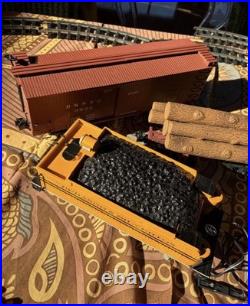 Bachmann Large Scale Coal Tender Durango Box Car Transformer Tracks ++Train Set