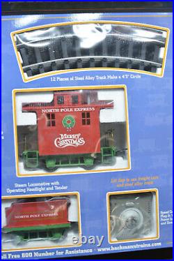 Bachmann Li'l Big Haulers North Pole Express 90198 Toy Vintage Train Set G-Scale