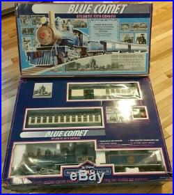 Bachmann Light Blue Comet Atlantic City Express Train Set Large G Scale