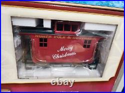 Bachmann NIGHT BEFORE CHRISTMAS ElectricG-Scale 4-6-0 Freight Sealed Box Damage